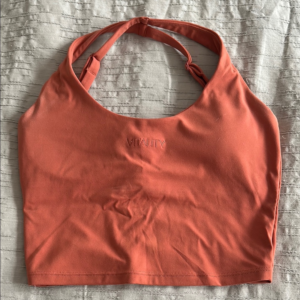 Vitality Women's Orange Tank Top